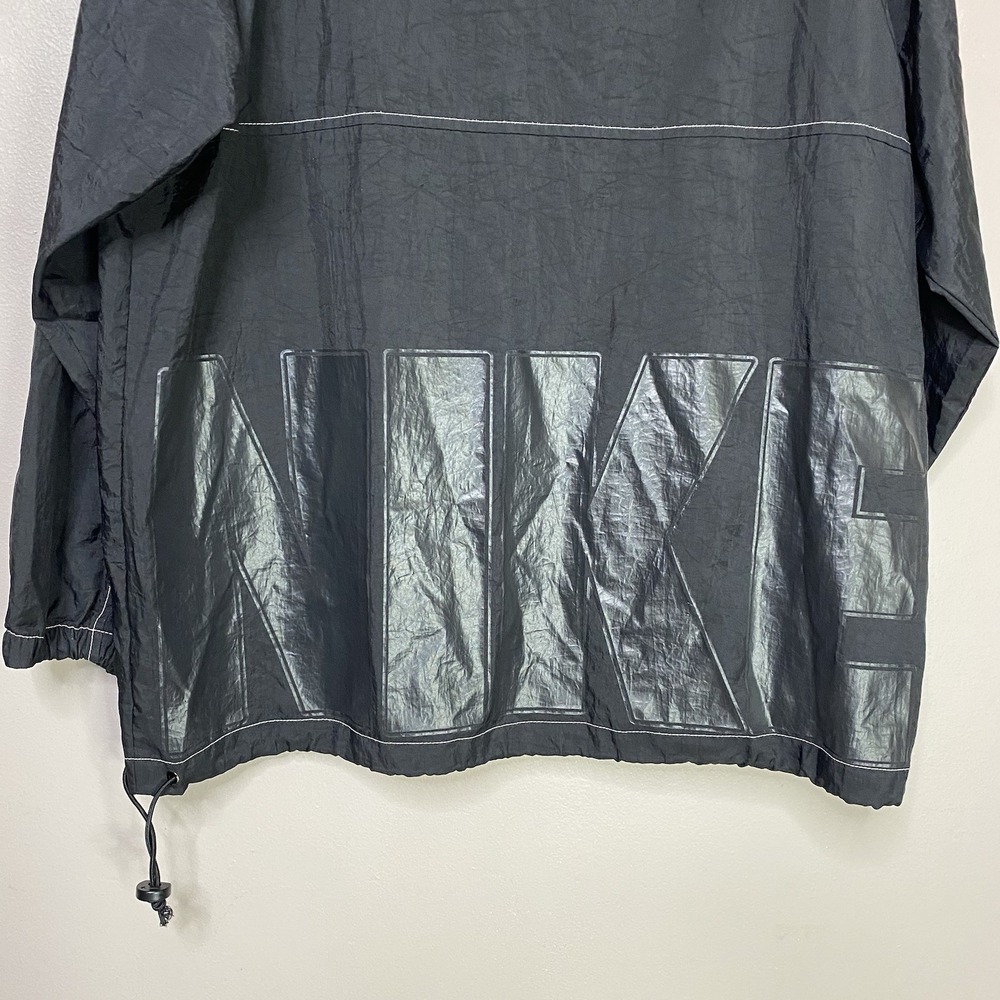 Vintage‎ Nike Jacket Men Sz M Hooded Windbreaker Big Logo Oversized Baggy Y2K - Picture 7 of 15